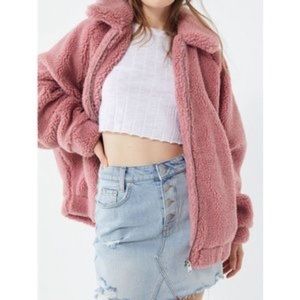Urban Outfitters UO Dolman Teddy Jacket